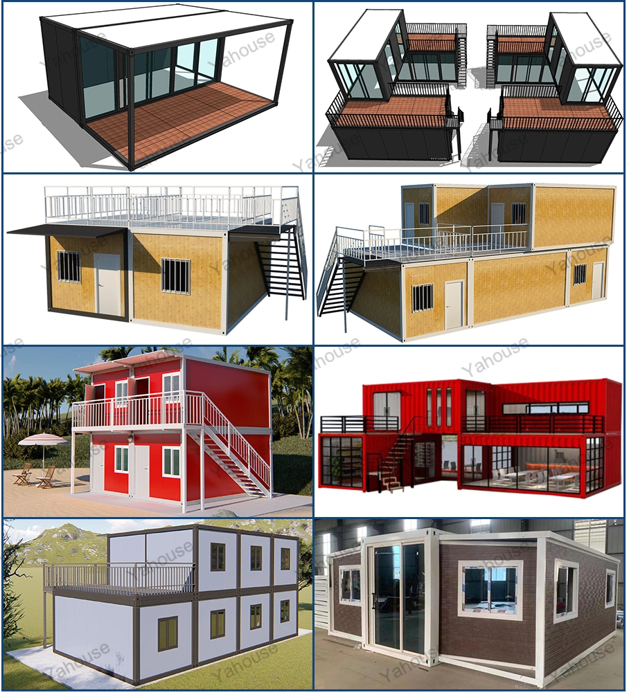 Expandable Prefabricated Portable Prefab Mobile Container Shipping House Tiny Home Modular Cabin Steel Structure Caravan Construction Villa Camp House