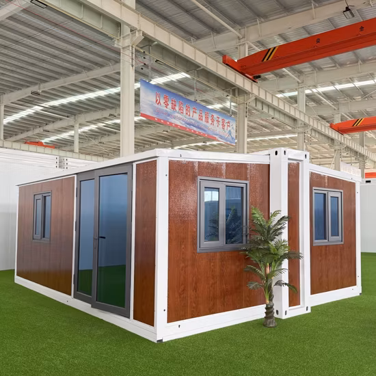 Maßgeschneiderte 20FT 40FT Luxus-tragbare Häuser, mobiles, erweiterbares Containerhaus