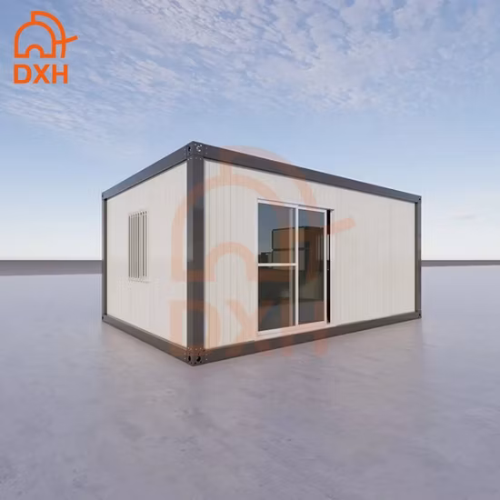 Werkstatt Maßgeschneiderte Glas Casas Prefabricadas Home Winziges Fertighaus OEM zerlegbarer Container