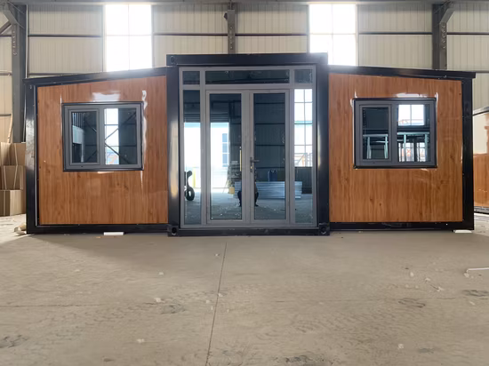 20FT 40FT erweiterbares Containerhaus Modernes Stahl-Fertighaus für Wohnferien Fertighaus