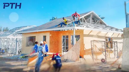 Neues Design, große Spannweite, leichte Stahlkonstruktion, Fertighäuser, günstiges modulares Haus, Luxushotel zum Verkauf